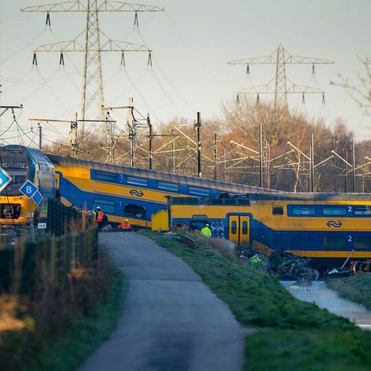Zugunglück in den Niederlande