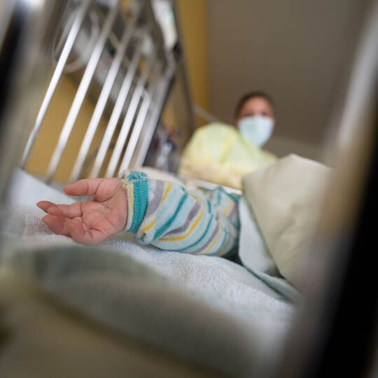 RS-Virus Patient in Klinik