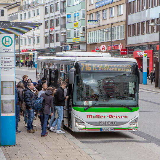 Buslinie 716 Müller Reisen