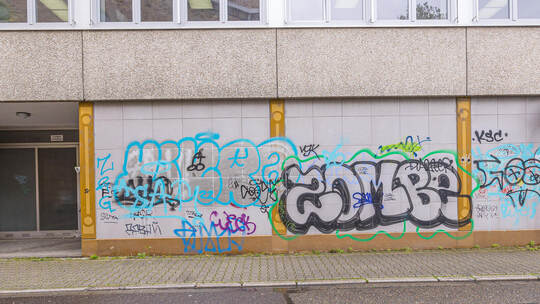 Graffiti Weiherstraße