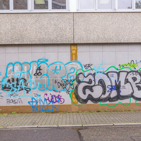 Graffiti Weiherstraße