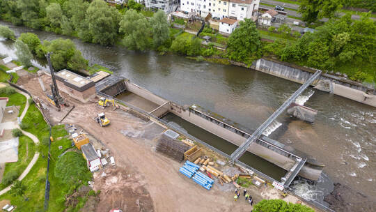 Eutingen Flusskraftwerk Ertüchtigung