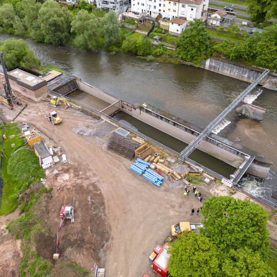 Eutingen Flusskraftwerk Ertüchtigung