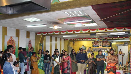 Special Pooja im Tempel