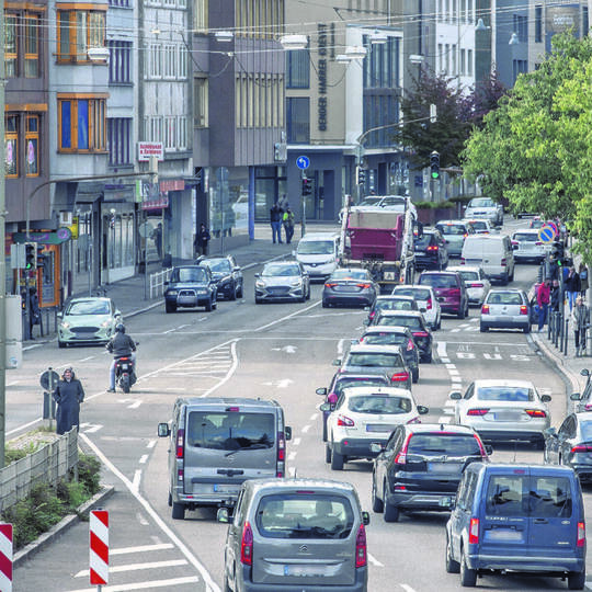 Zerrennerstraße Verkehrssituation