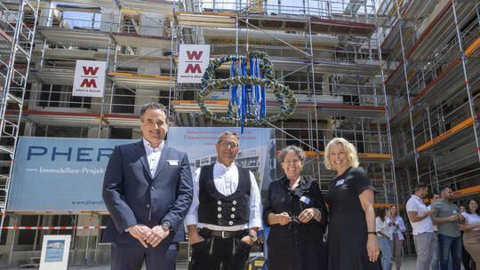 Richtfest GoldStück Pforzheim Durlacher Straße