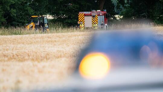 Baggerunfall im Landkreis Harburg