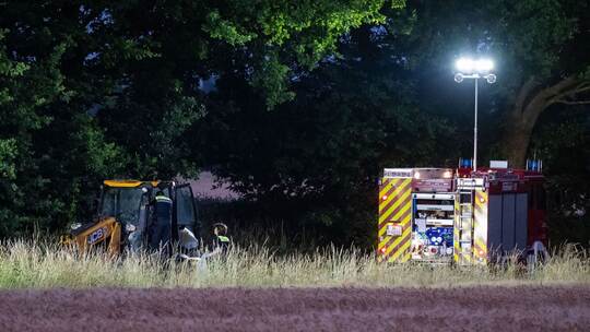 Baggerunfall im Landkreis Harburg