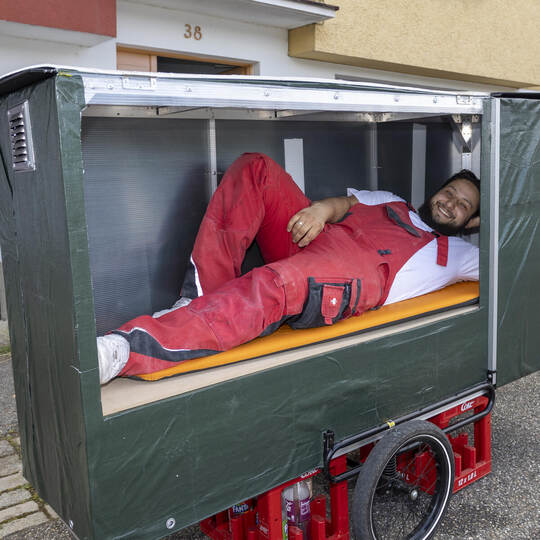 Burak Öztürk mit dem Fahrrad nach Istanbul