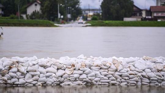 Überschwemmungen in Kroatien