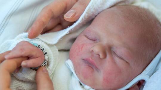 Neujahrsbaby in Erfurt