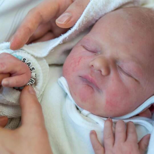 Neujahrsbaby in Erfurt