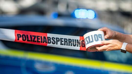 Polizeiabsperrung
