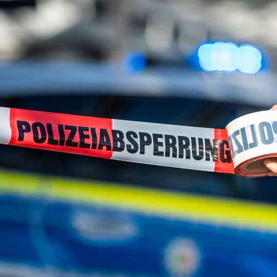Polizeiabsperrung