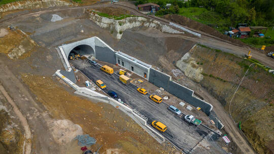 Baufortschritt Arlinger Tunnel