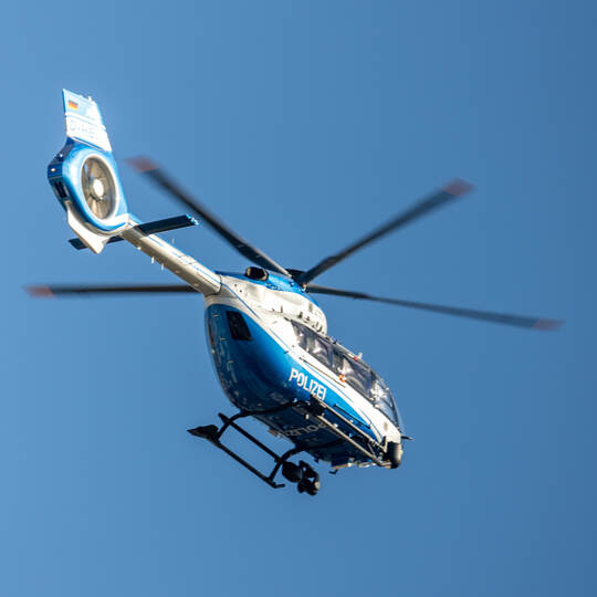 Hubschrauber Helikopter Polizei