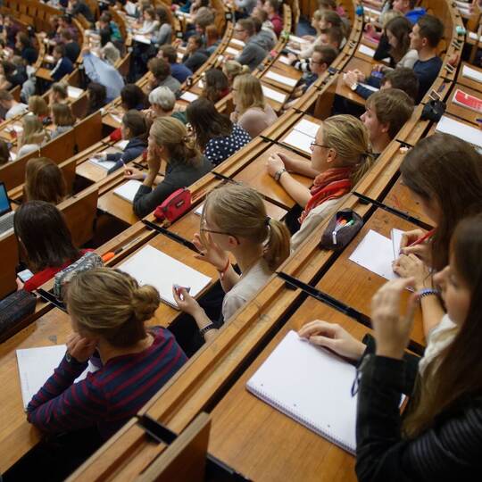 Vorlesung im Hörsaal