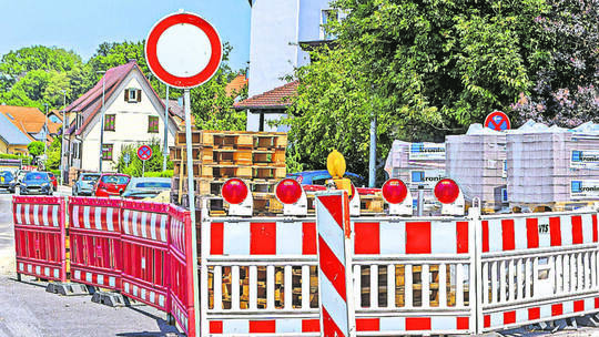 Schwann Kernstraße Baustelle