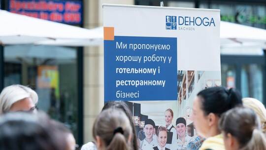 Ankunft von Flüchtlingen aus der Ukraine hält an