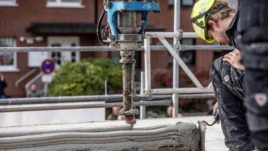 Mehrfamilienhaus aus dem 3D-Drucker