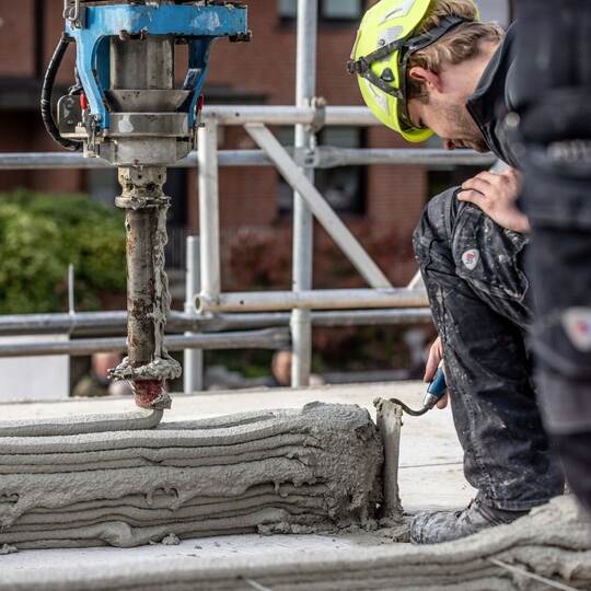 Mehrfamilienhaus aus dem 3D-Drucker