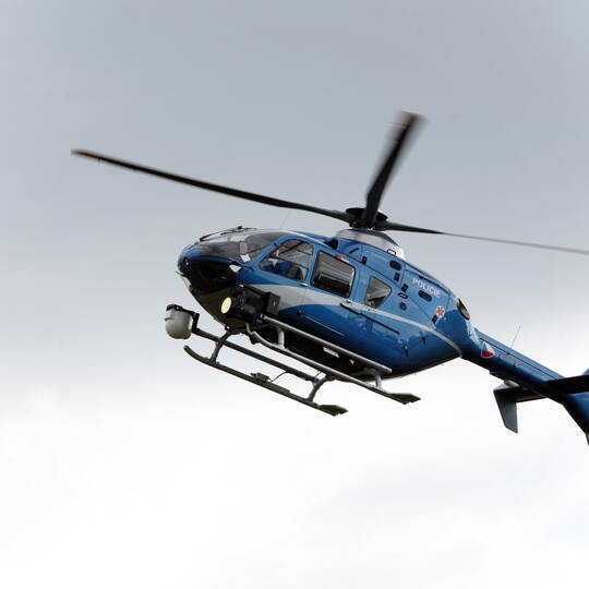 Police helicopter