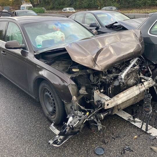 Massenkarambolage auf der A81