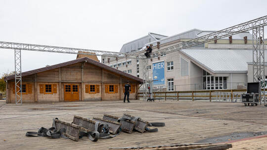 Aufbau Winterwelt