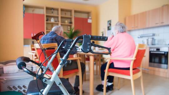 Senioren in einem Pflegeheim Senioren in einem Pflegeheim