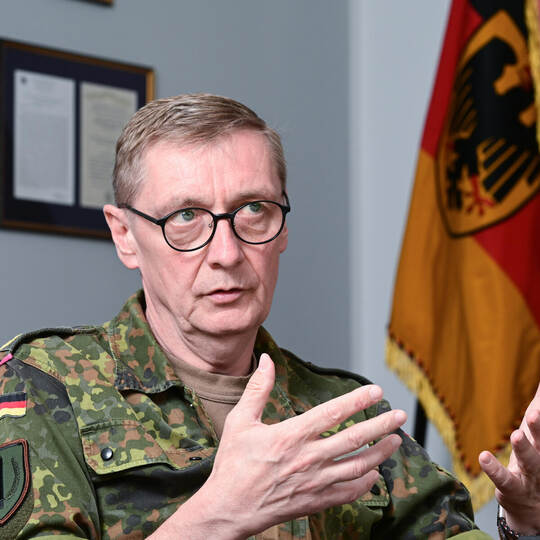 Befehlshabers Brigadegeneral Ansgar Meyer