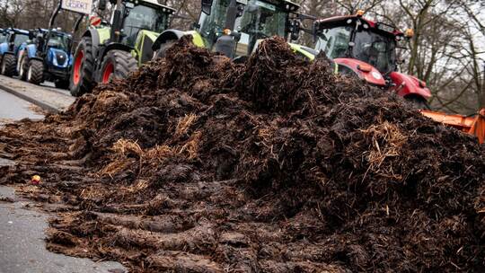 Protest der Landwirte