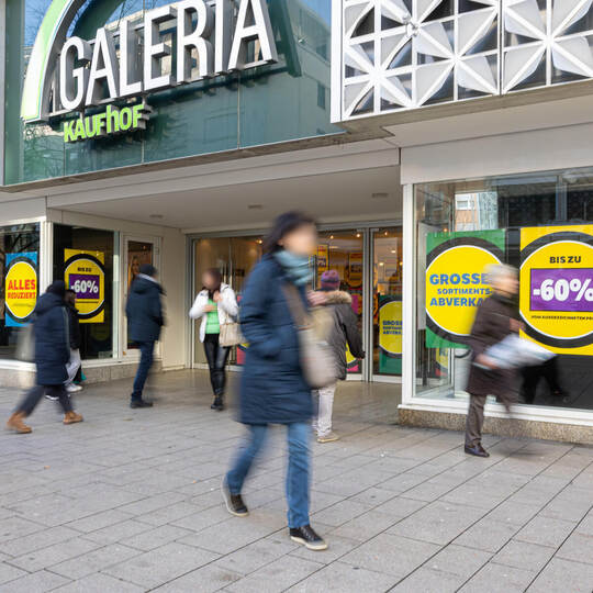Galerie Kaufhof Schliessung Räumungsverkauf