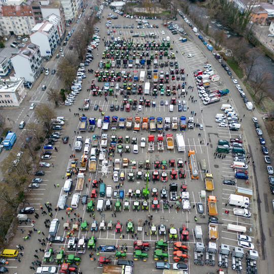 Bauerndemo Pforzheim