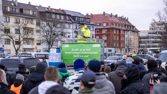 Bauerndemo Pforzheim