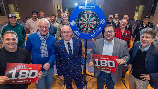 Auslosung Dart WM FC Kieselbronn