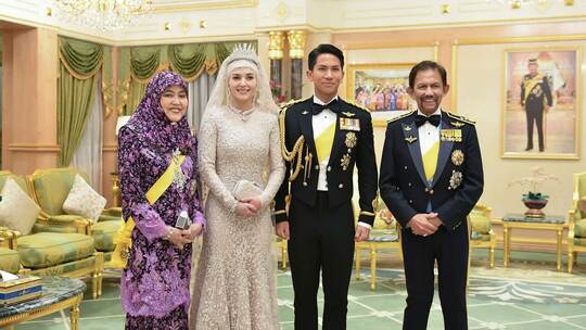 Prinz von Brunei feiert Hochzeit