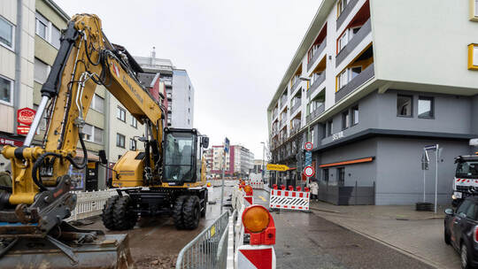 Sperrung Zehnthofstraße Wasserschaden