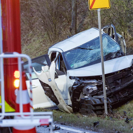 Unfall Hohenäckerallee 2 PKW