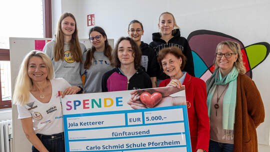 Jubiläum Carlo-Schmid-Schule Spende Ketterer