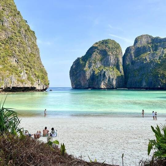 Der Traumstrand Maya Bay