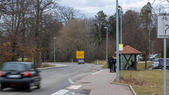 Salmbach Fahrradkreuzung
