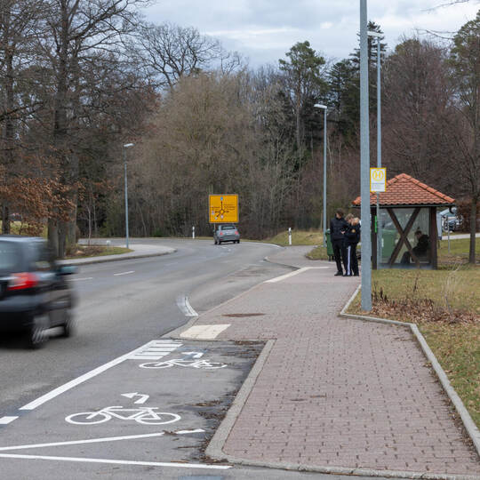Salmbach Fahrradkreuzung