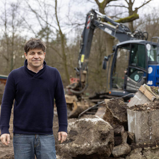 Umbau Wildpark Baustelle