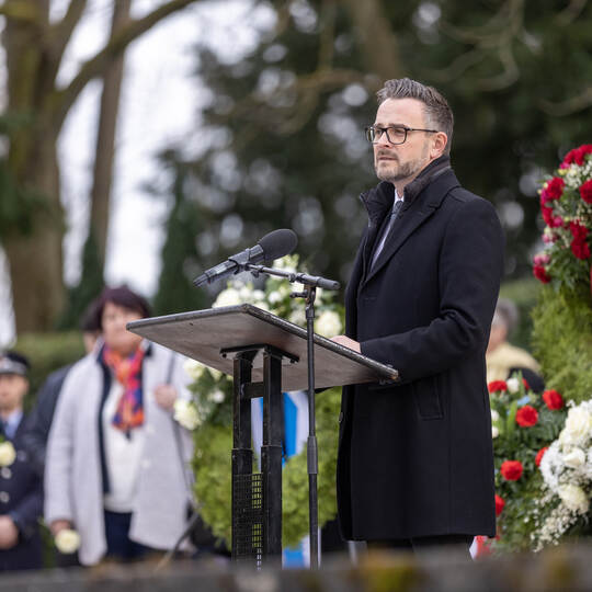 Gedenken 23 Februar Hauptfriedhof