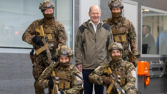 Olaf Scholz Besuch KSK Calw