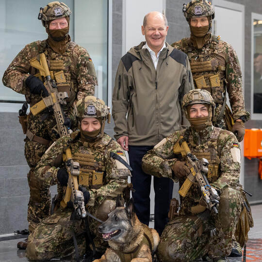 Olaf Scholz Besuch KSK Calw