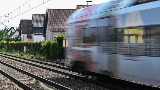 Bahnlärm von Zügen