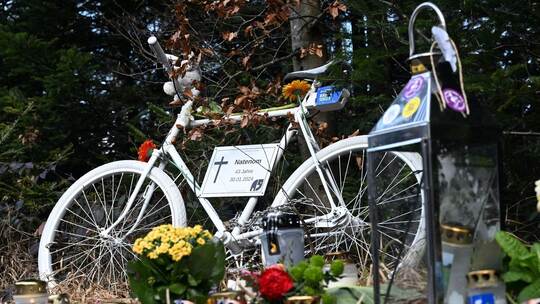Fahrrad-Demo für bei Unfall gestorbenen Radaktivisten