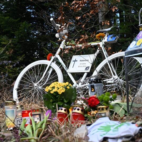 Fahrrad-Demo für bei Unfall gestorbenen Radaktivisten