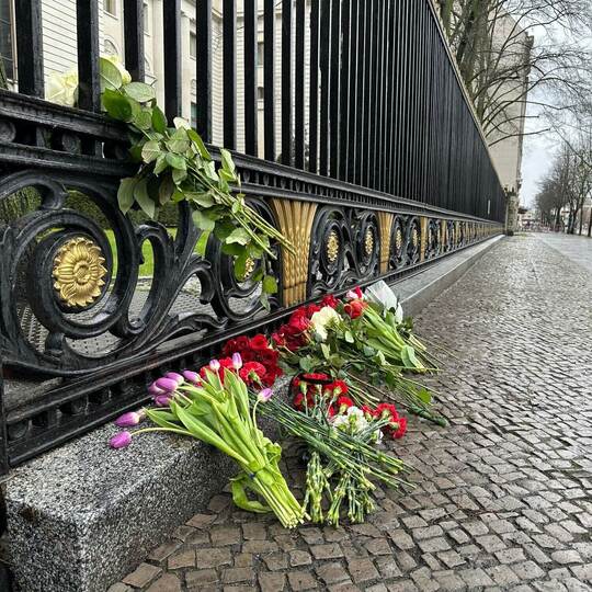 Nach dem Anschlag in Moskau - Trauer in Berlin